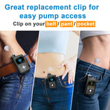 iGuerburn Insulin Pump Clip for Medtronic MiniMed 670G 770G 780G 630G 640G Pumps, Medtronic Pump Clip Accessories for Diabetic (Black)