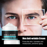 TTNC Collagen Men's Anti-Aging Wrinkle Cream, 50g Men's Face Moisturizer Cream, Anti Aging Wrinkle Cream for Men, Skin Firming and Tightening Lotion (2PCS)