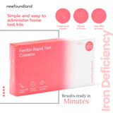 NEWFOUNDLAND Iron Levels Test Kit - Anaemia Detection & Iron Deficiency - 99% Accurate Home Test for Iron Levels - Hemoglobin & Red Blood Cell Testing - CE Certified - 1pc Anaemia Test Kit