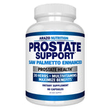 Arazo Nutrition Prostate Supplement - Saw Palmetto + 30 Herbs - Reduce Frequent Urination, Reduce Hair Loss, Support Stamina – Single Homeopathic Herbal Extract Health Supplements - Capsule or Pill