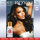 Soie Royale Hair Care Face Body 300 ml Organic Extract of Royal Lily Silk Proteins Vitamins E-F Nourishes Moisturises Detangles with Intensive Shine without Alcohol