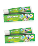 ODOMOS Naturals Non-Sticky Mosquito Repellent Cream | Aloevera + Citronella | Pack of 2 | 100g Each