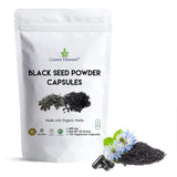 Cosmic Element 100% Pure Black Seed Powder Capsules Organic - Vegan Nigella Sativa 450mg Black Cumin Seeds per Serving for Health - 120 Capsules