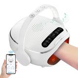 Snailax Upgraded Hand Massager with Heat, Compression, Cordless Hand Massager Tool for Arthritis and Carpal Tunnel, White Noise Machine, Night Light,Bluetooth Speaker,Gifts for Women,Men,App Control
