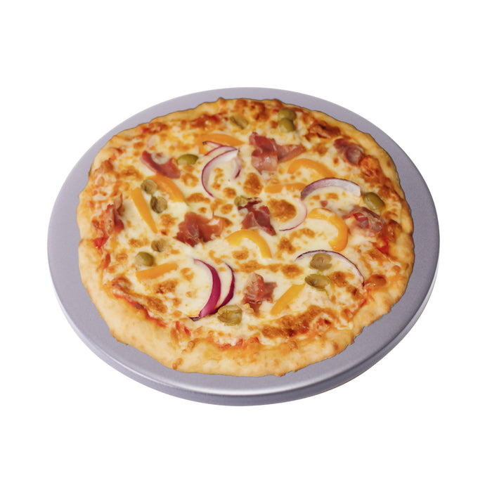 Old Stone Pizza Kitchen Glazed Round Pizza Stone for Oven and Grill, 14 inch