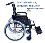 Karman 24 pounds LT-980 Ultra Lightweight Wheelchair Black