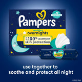 Pampers Swaddlers Overnights Diapers - Size 7, 36 Count, Disposable Baby Diapers, Night Time Skin Protection