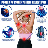 PEMEME Posture Corrector for Women and Men - Adjustable Back Brace for Pain Relief - Enhances Posture and Provides Lumbar Support - Upper and Lower Back Straightener - Breathable Back Support (Large)