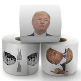 Gagster Donald Trump Toilet Paper Roll - 3 Ply Funny Novelty Gag, 200 Sheets Per Roll, Prank Gift for Adults, Presidential Pack (2 rolls with trump images, 1 roll with trumps funniest tweets) 3-pack