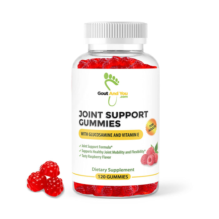 120 Extra Strength Joint Support Chewable Gummies with Glucosamine & Vitamin E - Natural Joint & Flexibility Support