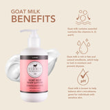 Dionis Goat Milk Hydrating Skincare Cream, Rich & Creamy Daily Moisturizing Love Scented Body Lotion For Dry Skin, Made in the USA, Cruelty-Free & Paraben-Free, 8.5 oz Bottle