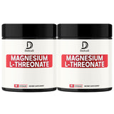 2 Packs 60 Capsules - 2000mg Magnesium L-Threonate Capsules - 144mg Elemental Magnesium per Serving
