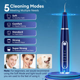 Plaque Remover for Teeth, Tartar Remover Teeth Cleaning Kit with LED Light and 5 Modes, Dental Calculus Remover Teeth Cleaning Kit for Home Travel