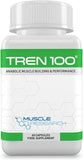 Muscle Research TREN 100 - Advanced Legal Bodybuilding Supplement - 60 Vegetarian Capsules - 30 Days Supply - UK Manufactured