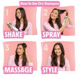 Not Your Mother's Plump for Joy Dry Shampoo - (4-Pack) 7 oz - Dry Shampoo - Instantly Absorbs Hair Oil While Enhancing Style with Fresh Volume