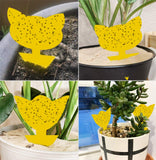 48 Pack Yellow Sticky Traps Gnat Trap, Sticky Trap Gnat Killer Indoor, Fruit Fly Traps Fungus Gnat Trap Insects Flies House Plant Trap Bug Sticky Traps for House Indoor