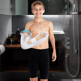 Cast Covers for Shower Arm Kids Waterproof Soft Comfortable Teens Watertight seal to Keep Child Wounds Dry,Bath Bandage Protector Broken Hand Wrist, Finger,Elbow Reusable