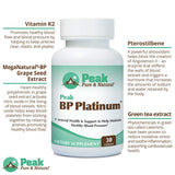 Peak Pure & Natural Peak BP Platinum from 30 Capsules