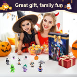 Halloween Advent Calendar 2024,Contains 24 Gifts, Nightmare Before Christmas Advent Calendar, Scary Halloween Doll Collectible Horror Figures Gift for Kids Teen Adults