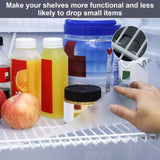 2 Roll Wire Shelf Liner Clear Shelf Covers for Wire Shelving Waterproof Non Adhesive Refrigerator Pantry Wire Shelf Plastic Mats for Kitchen Cabinet Drawer Fridge Rack (16 Inch x 10 Ft)