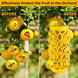 2 PCS Wasp Traps Outdoor Hanging Wasp Repellent Indoor/Outdoor Bee Traps Catcher, Effective Insect Trap,Yellow Jacket Trap Bee Killer, Flying Catcher, Gnat, Mosquito,Bee, Wasp Flying Insect Killer