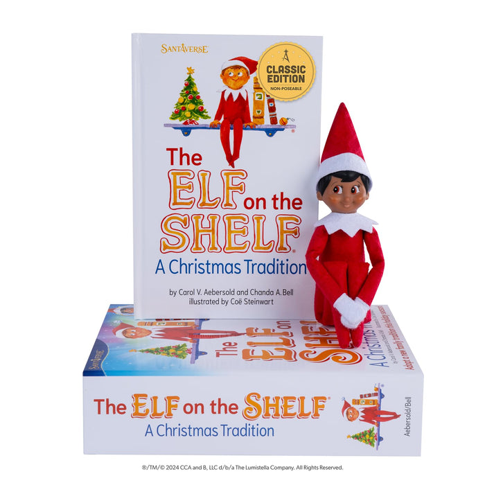 The Elf on the Shelf Box Set - Boy Scout Elf with Brown Eyes
