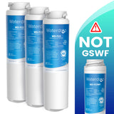 Waterdrop MSWF Refrigerator Water Filter, Replacement for GE® MSWF, 101820A, 101821B, RWF1500A, NSF 42&372 Certified, Pack of 3