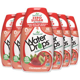 SweetLeaf Water Drops, Strawberry Kiwi – Sugar-Free Water Enhancer Drops, Stevia & Monk Fruit Sweetener Water Flavoring, 1.62 Oz (Pack of 6)