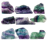 Zenkeeper 1 Lb Large Rough Fluorite Stone Raw Fluorite Crystal Stone Natural Rainbow Fluorite Purple Fluorite Green Fluorite Crystal Stone Mineral Specimen Gemstone Healing Crystals and Stones