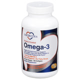 CardioTabs Omega-3 Enteric-Coated Fish Oil Supplements, Triglyceride Form, 1100 mg Total Omega-3 Fatty Acids, Non-Dairy and Gluten-Free, Special Enteric Coated Softgels for No Fishy Burps - 180 Count