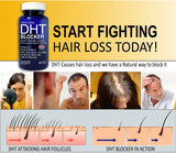 Prevent Hair Loss DHT BLOCKER With Pure Saw Palmetto Oil Keratin Research USA