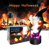 PULACO Mist Maker, Indoor Fountain Mister Foggers, Small Pond Fog Machine Atomizer Air Humidifier Perfect for Water Feature, Halloween