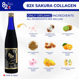 82X Collagen Premium - Marine Collagen - Collagen Peptides Liquid Drink for Skin Hair Nails from Japan with 82 Fermented Plants, Vitamins, Minerals & Supplements