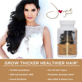 MIRACLE Elixir Collection Joyce Giraud Ultimate Hair Strength Supplements - Clinically Tested with Cynatine, Suitable for Men & Women - 30-Day Supply, 60 Capsules