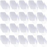 TENS Unit Pads 100Pcs Wired Self-Adhesive Electrodes Premium Replacement Pads for TENS Units - 2x2 Inches (2x2-100Pcs)