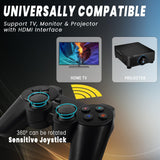 Wireless Retro Game Console - Retro Play Game Stick,Nostalgia Stick Game,9 Classic Emulators,4K HDMI Output,Plug and Play Video Game Stick Built in 20000+ Games with 2.4G Wireless Controllers(64G)