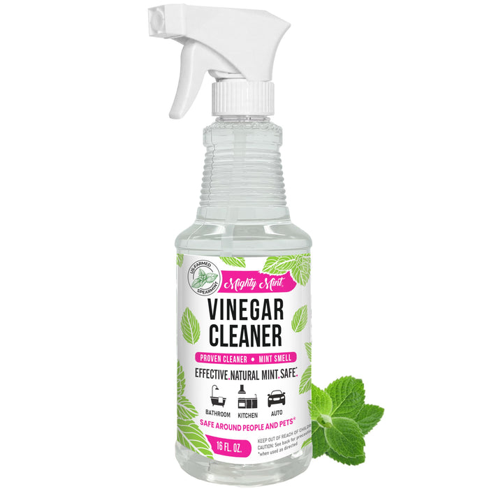 Mighty Mint Vinegar Cleaner, Non-Toxic, All-Purpose Spray, Natural Spearmint Scent, 16oz