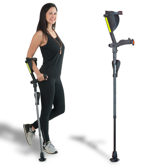 New Generation Ergobaum Perfect Cane Ergonomic Crutch/Cane (Single Unit) Single Unit Ergobaum That Acts As a Extra Balance Strong Performance Cane.