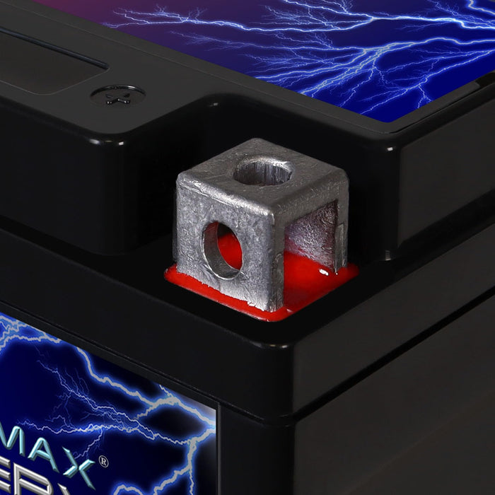 Mighty Max Battery YTX7L-BS 12V 6AH Sealed AGM Battery for Motorcycle - 2 Pack