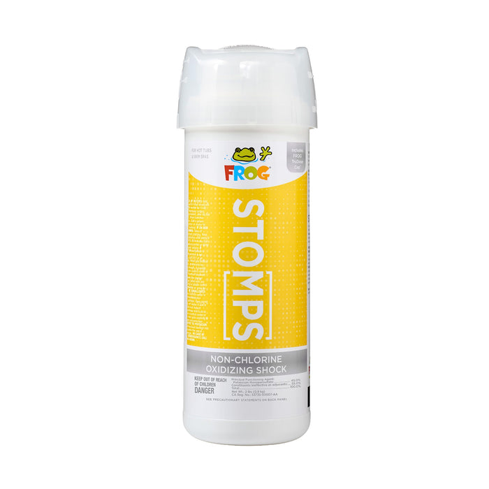 FROG StoMPS Non-Chlorine Shock Oxidizer for Hot Tubs and Swim Spas - 2 lb Bottle with TruDose Measuring Cap for Easy Maintenance & Treatment - 1 Pack