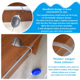 Urinals for women portable leak-proof female urinals ladies urination device 2000 ml large capacity urine cup for old women urinary incontinence hospital beds wheelchair (Blue)