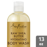 Shea Moisture Body Wash, Raw Shea Butter Hydrating Body Wash, Body Skin Care with Coconut Oil and Vitamin E, Pack of 2 -13 Fl Oz Ea