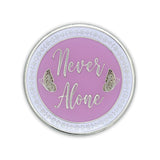 Recovery Sisters Sobriety Chip | Triplate AA Coin | Women in Recovery Affirmation Token (Lilac)