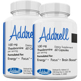 Focus Pep Addrell 2 Pack Energy Stimulant Pills- Study Supplement Alternative Pill, Natural Nootropic Supplements & Cognitive Enhancer Substitute to Elevate Mental Clarity- 120 Capsules