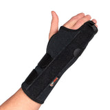 Ezywrap The Boxer Orthosis Orthopedic Hand & Wrist Brace | Wrist Brace for Women & Men | Wrist Support Strap for Sprain, Wrist Sleeve, Metacarpal Wrap Brace | Extra Large | Right | (Single/Black)