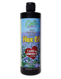 Cal's Flax Oil, Cold-Pressed Flaxseed, High in Omega-3 Fatty Acid, Unrefined Flaxseed Oil, Essential Flaxseed Oil Liquid Supplement for Joint, Skin, and Heart Health Support - 16 oz