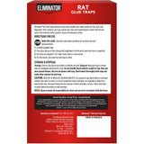 ELIMINATOR Rat Mouse Glue Trap 2 Pack Total of 4 traps no bait required Humane