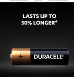 DURACELL Optimum Batteries, AA, 1.5 V, 4 Batteries/Pack (DUROPT1500B4PRT)