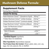 Mushroom Defense Formula by DailyNutra - Immune Support Supplement | Organic Mushrooms, Hot Water Extracted - Reishi, Chaga, Maitake, Shiitake & Turkey Tail (90 Capsules)