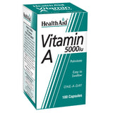 Health Aid Vitamin A 5000 IU 100 caps